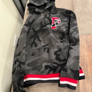 Polo by Ralph Lauren Gray Camo Hoodie with Red Patch